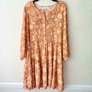 Petal & Pup Floral Print Smocked Tiered Skirt Arden Dress